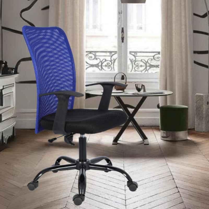 Heikin Sigma Blue xxlarge Back Breathable Mesh Adjustable & Comfortable DIY Ergonomic Office Chair, HE-00046