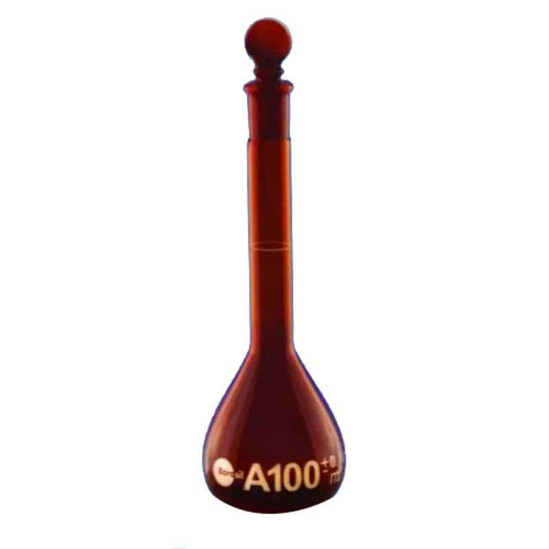 Borosil 20ml Class A Wide Mouth Volumetric Flask, 5657008D