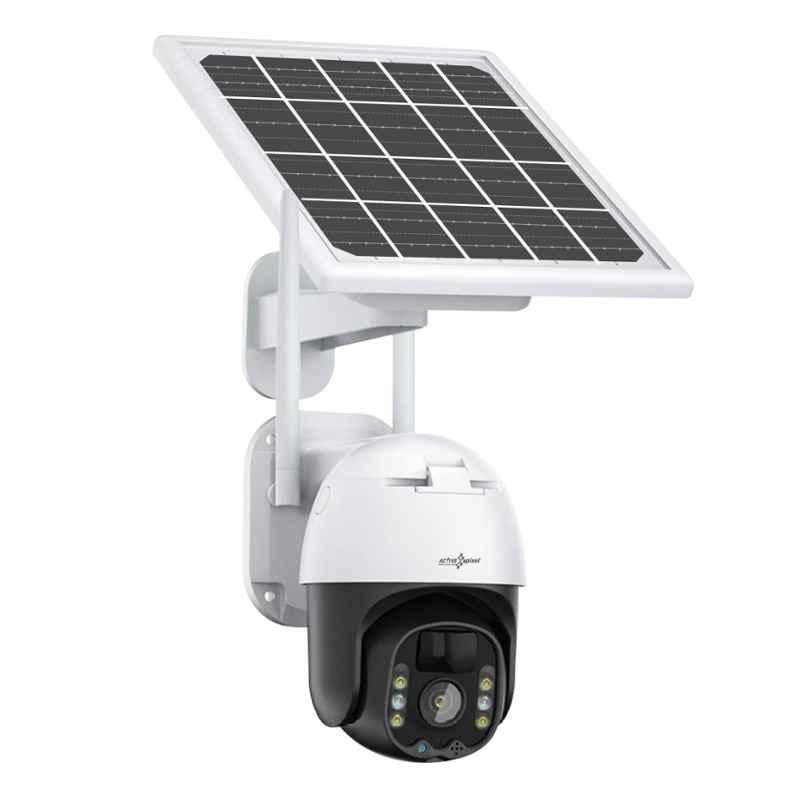 Active Pixel Solar Powered 2MP 1080p 4G SIM Supported Waterproof Dome CCTV Camera with Colour Night Vision