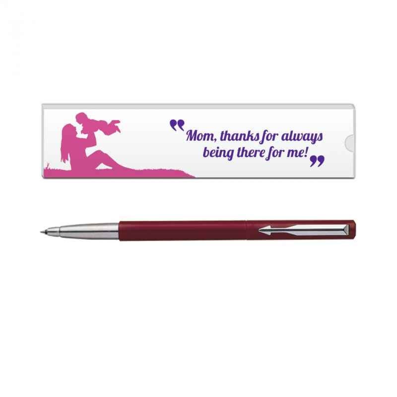 Parker Vector Standard CT Roller Ball Pen with Mom Quote-1, 9000020059