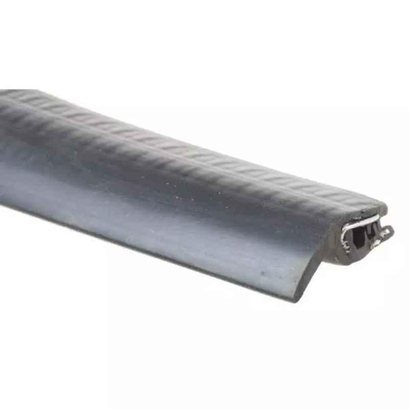 RS Pro 20m Black EPDM Edging Strip Roll, 7276071