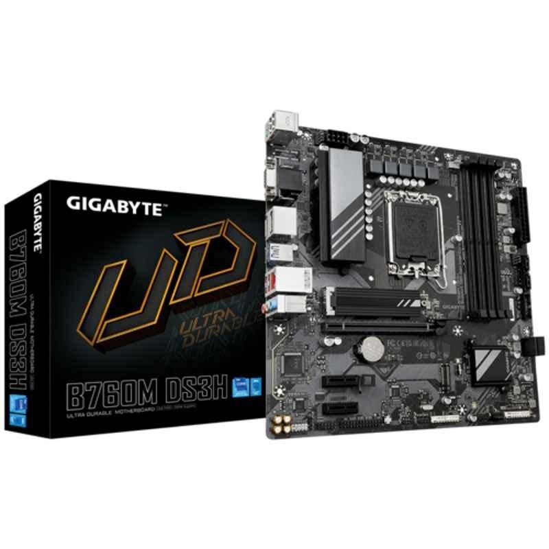 Gigabyte B760M DS3H Micro-ATX LGA1700 DDR5 Motherboard