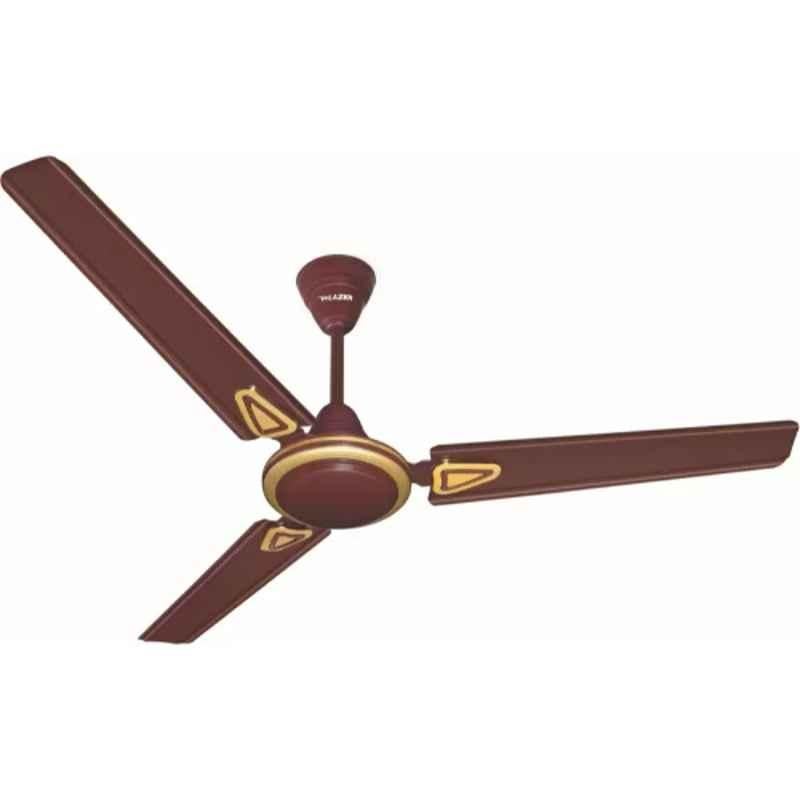 Lazer ECS Deco 50W 1 Star Glossy Brown 3 Blade Anti Dust Ceiling Fan, ECSDECO48GB, Sweep: 1200 mm