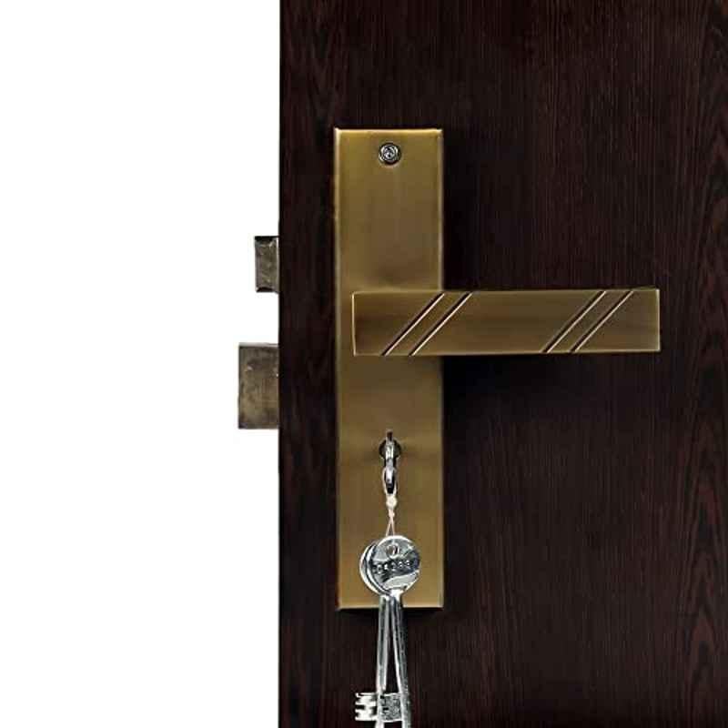 Voltizi Altis 8 inch â€ŽStainless Steel 304 Matt Antique Brass Finish Heavy Duty Mortise Door Lock, VL-ALTIS-KY- ANT