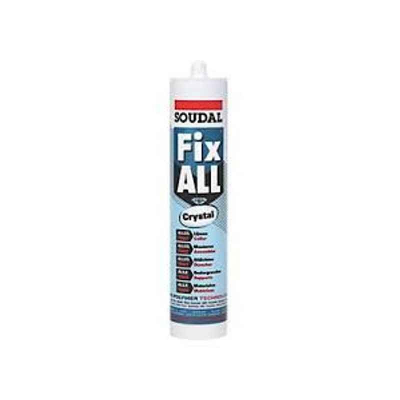 McCoy Fix all Crystal Clear Sealant Cartridge, Capacity: 290 ml (Pack of 24)