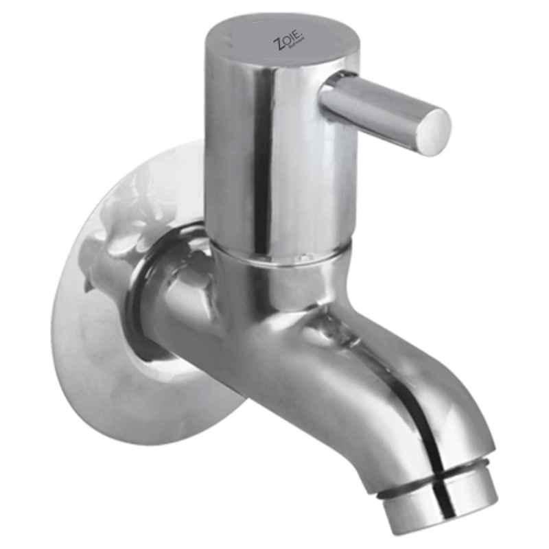 Zoie Mini Brass Silver Chrome Finish Bib Cock, Z20002