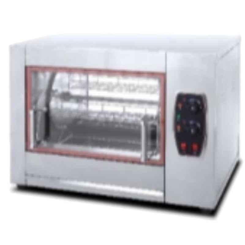 Bresco 4.5kW Electric Rotisserie with 4 Baskets for 8-12 Chickens, ER-8