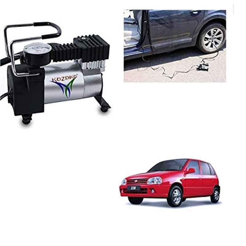 Kozdiko 12V DC Heavy Duty Metal Tyre Inflator for Maruti Suzuki Zen, Tyre_Inflator_D87