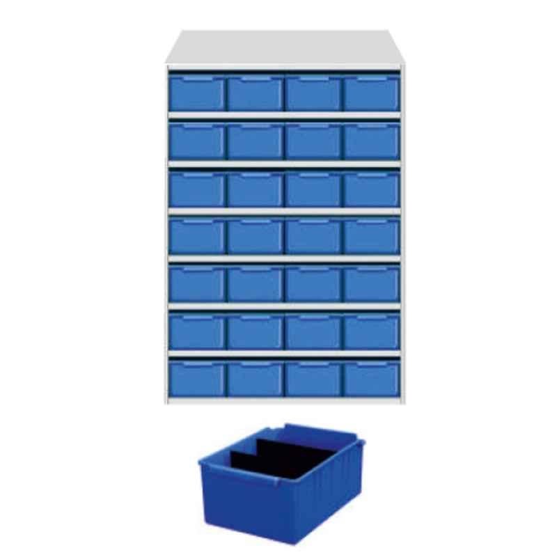 Universal 630kg 8 Shelves Steel & Plastic Light Grey Storage Rack, UMASU4