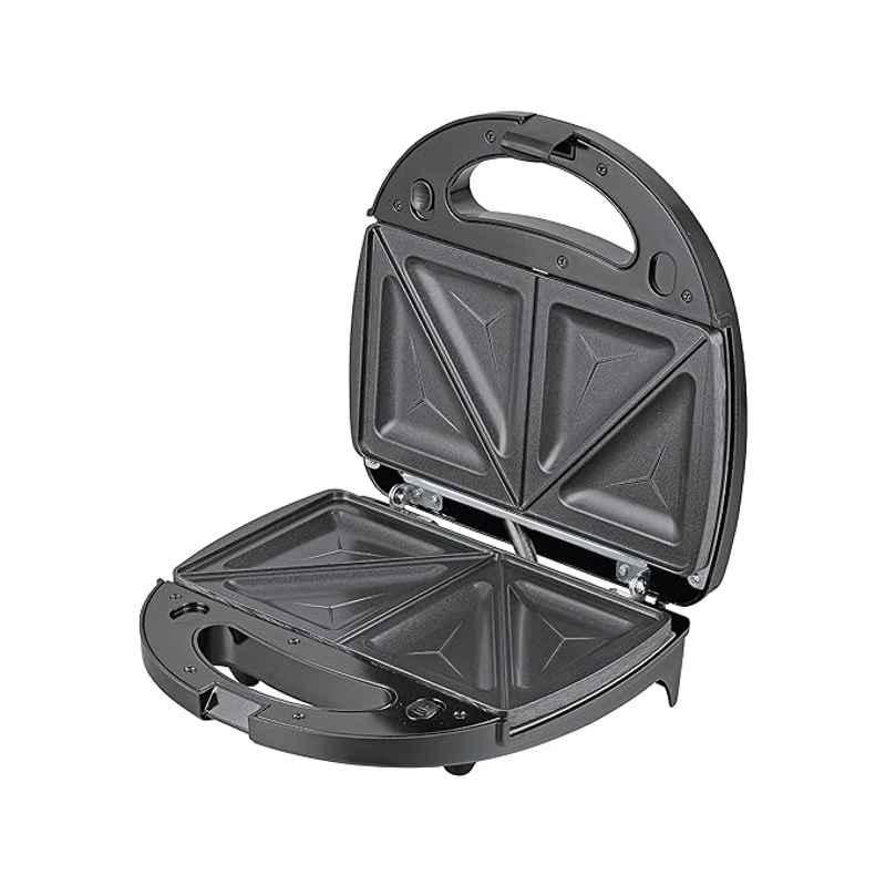 Amion 800W 3-in-1 2 Slice Sandwich Maker, CRUNCHY 33