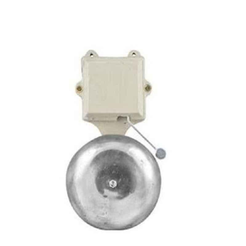 KK Mart 4 inch Metal & Plastic Grey Gong Bell