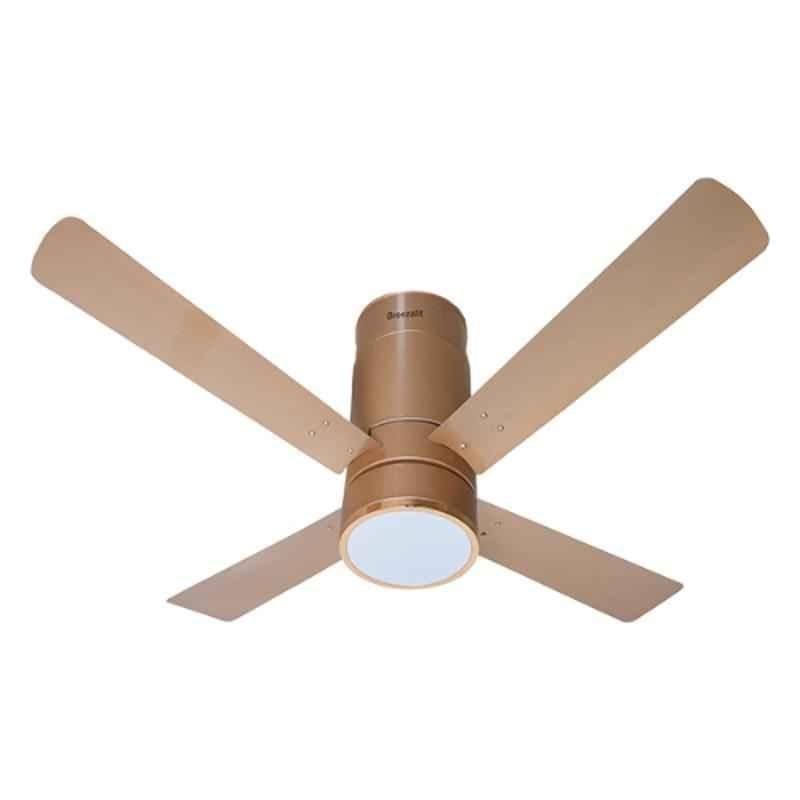 Breezalit Luminaire 75W Rose gold Designer Ceiling Fan with Remote, BZ006, Sweep: 1320 mm