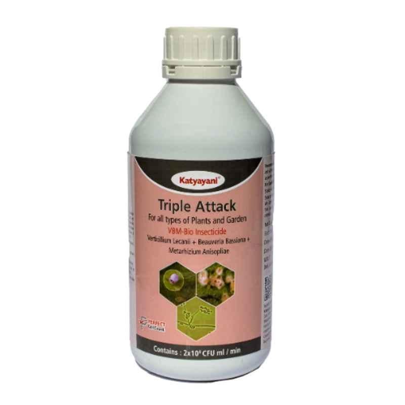 Katyayani 1L Verticillium Lecanii, Beauveria Bassiana & Metarhizium Anisopliae Bio Pesticide, K-258 (Pack of 5)