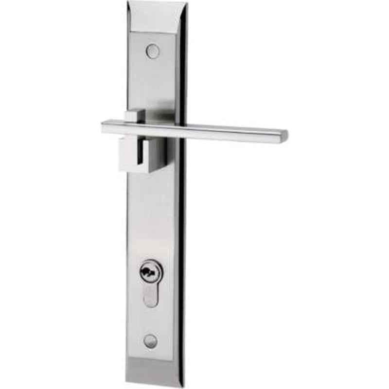 Bonus Emerald 85mm Brass Brush Steel Both Side Key Mortice Lock Set