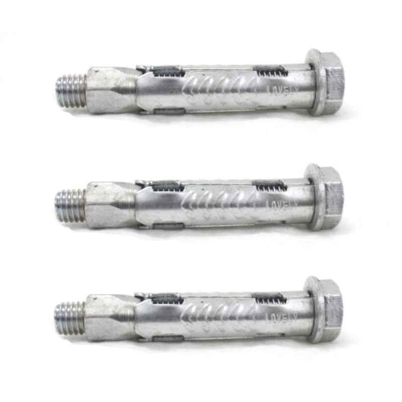 Lovely 12x90mm Stainless Steel Tam Anchor/Wedge Bolt (Pack of 3)