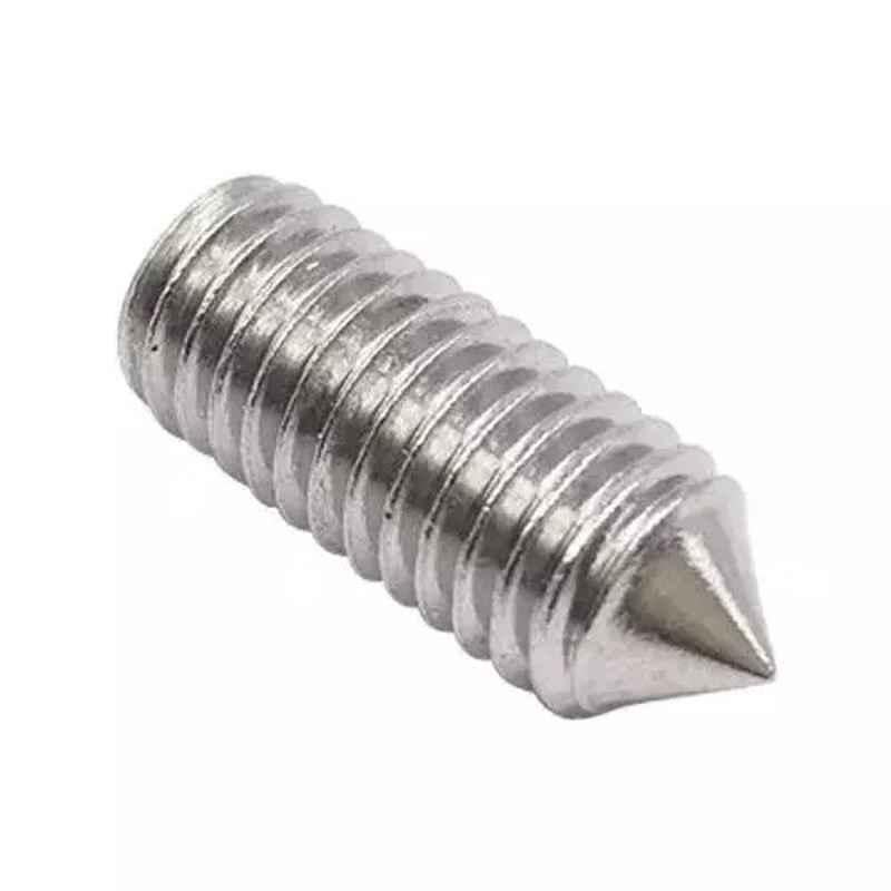 TVS Metric Series M12 Cone Point Socket Set Screw, Length: 12mm (Pack of 100)