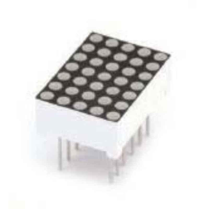 Oasistek 100 Pcs 5x7 Ultra Yellow Dot Matrix Display Module Set, TOM-757