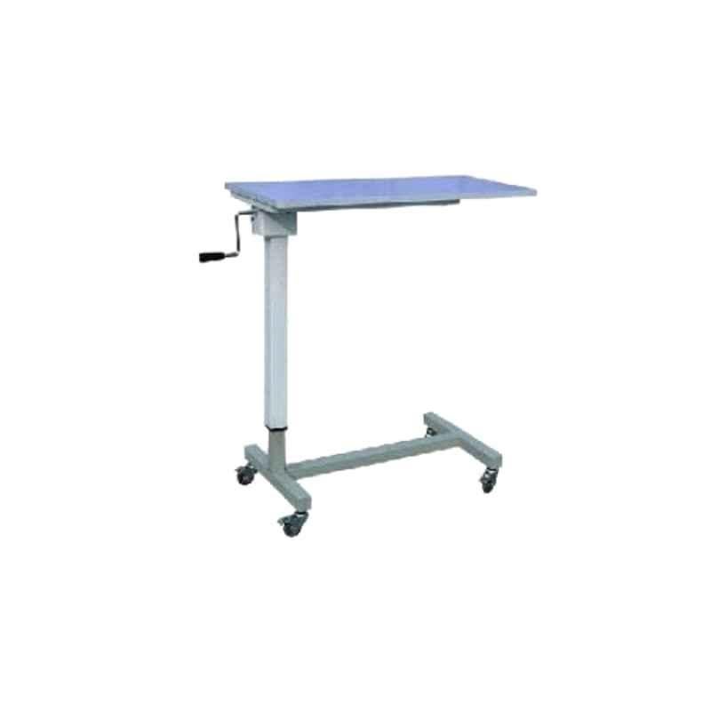 AS Medisteel ASM-1095 Over Bed Table with Gear Handle
