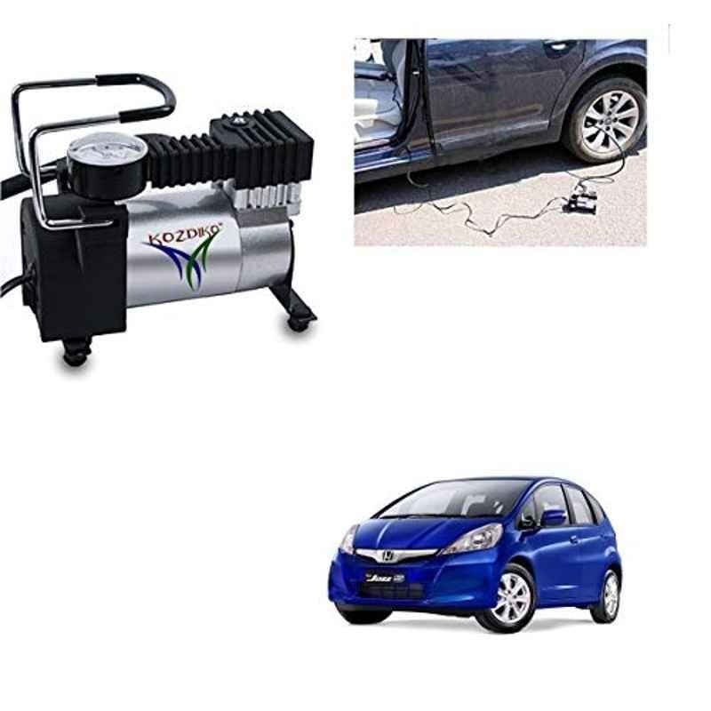Kozdiko 12V DC Heavy Duty Metal Tyre Inflator for Honda Old Jazz 2009-2014, Tyre_Inflator_D156