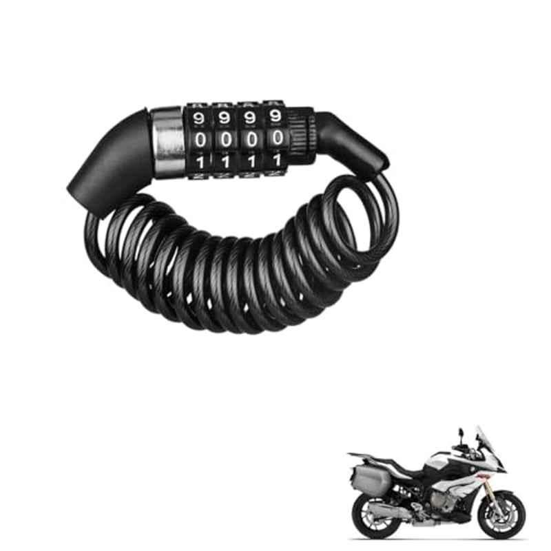 Kozdiko Plastic Black Resettable Password Multi-Use Cable Lock for BMW S 1000 XR