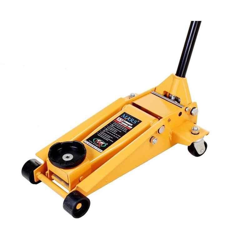 Hyco Mars 3.5 Ton Alloy Steel Double Piston Trolley Jack for Low Floor Cars, HYCO73