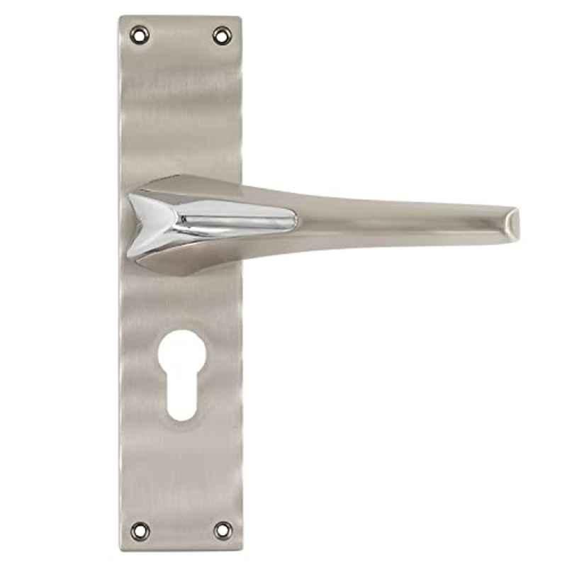 Link 8 inch Plate Zinc Mortise Door Lock Set with Cylinder for One Side Key, 2021