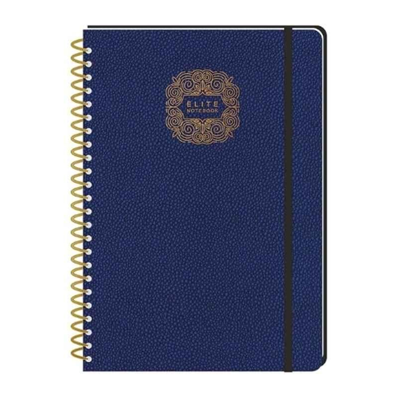 Pragya Executive 120 Pages 14.5x21cm A5 Blue Textured Cover Thread Sewn Notebook, PP157 (Pack of 3)