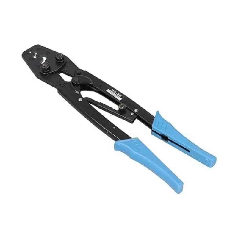 Dehmy HS-38 5.5-38 Sqmm Blue Plastic Grip Carbon Steel Crimping Plier