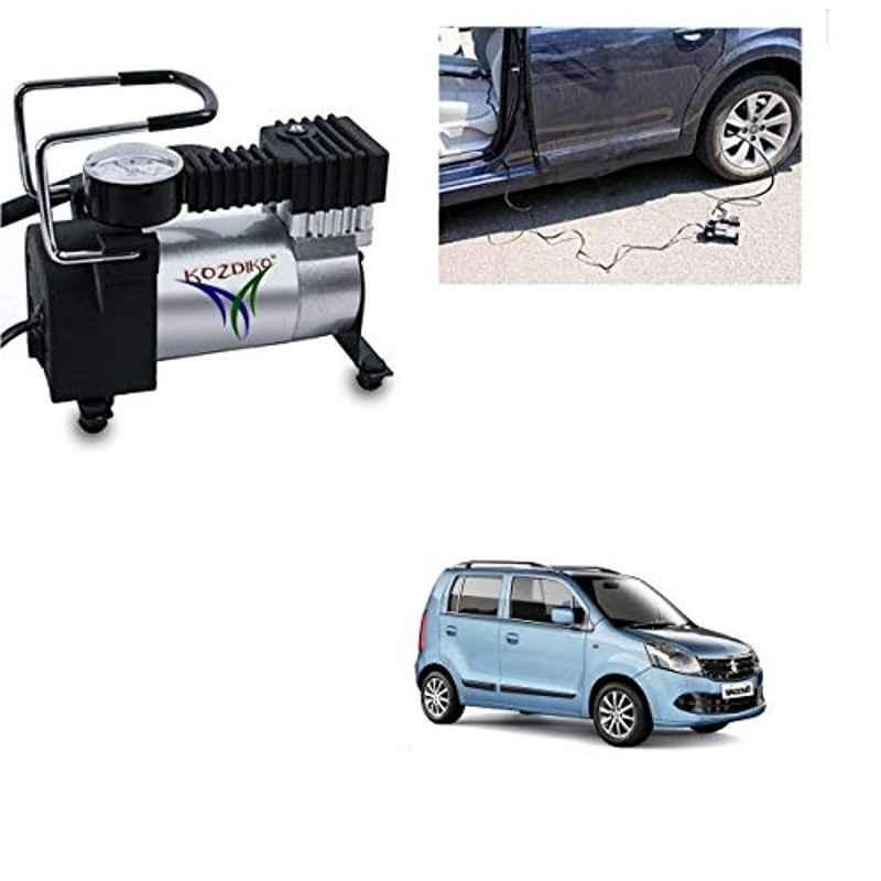 Kozdiko 12V DC Heavy Duty Metal Tyre Inflator for Maruti Suzuki Old WagonR 2000-2010, Tyre_Inflator_D89