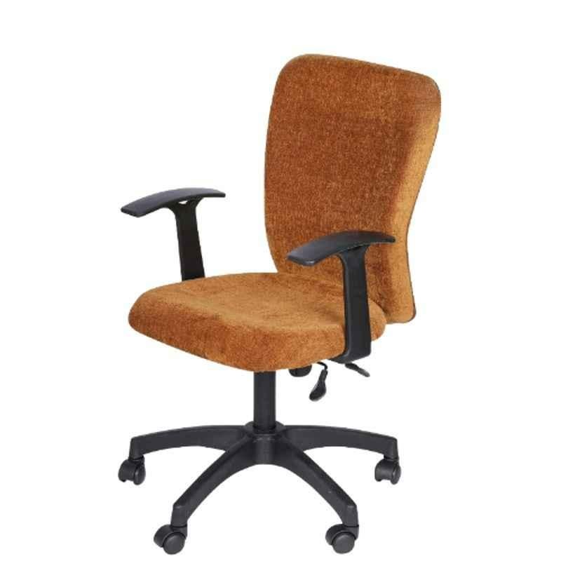 Heikin Fabric Orange xxlarge Back Ergonomic Office Chair for Work from Home & Study, HE-00092