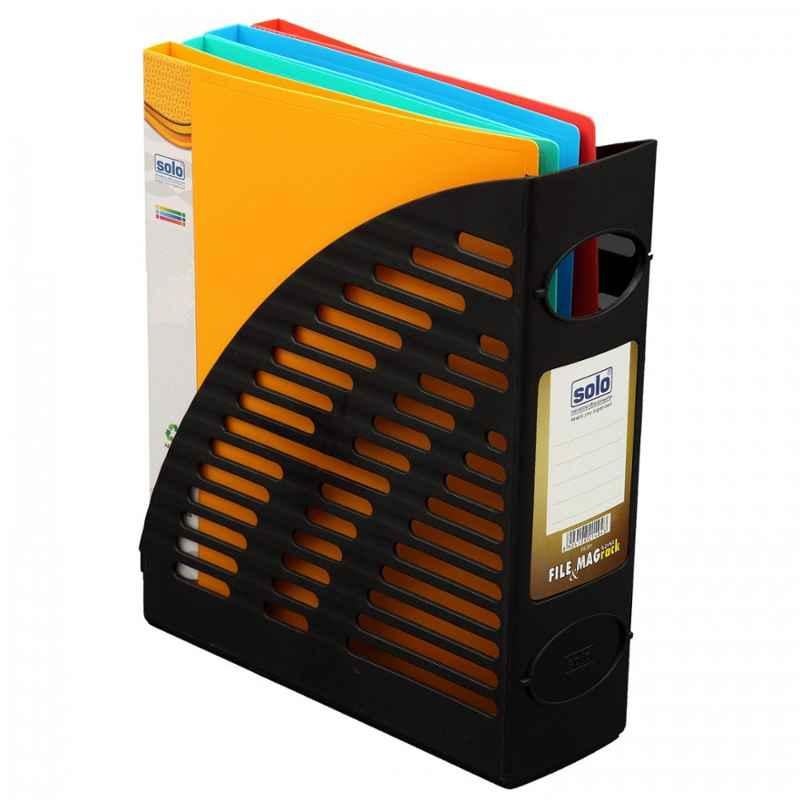 Solo XL Size Assorted 1 Extra large Compartment 2 Pcs File & Magazine Rack Set, FS 201 (Pack of 6)