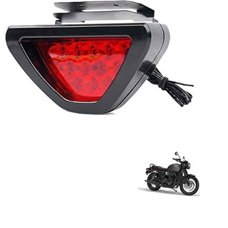 Kozdiko 12 LED Triangle Shape Bike Brake Light with Flash Mode for Triumph Bonneville T20, koz_94847