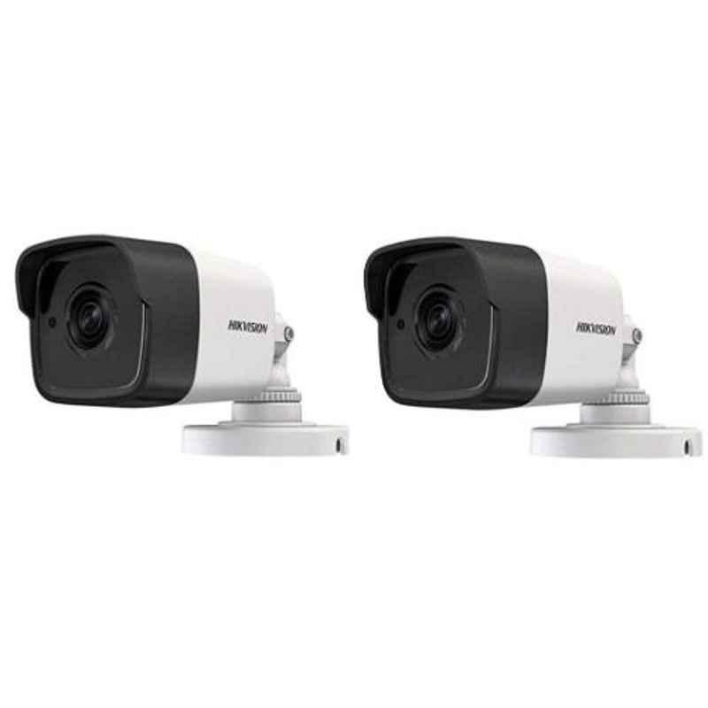 Hikvision 2MP 2 Pcs Bullet Camera with inbuilt Mic for Home & Office, SKDS-2CE16D0T-ITPFS