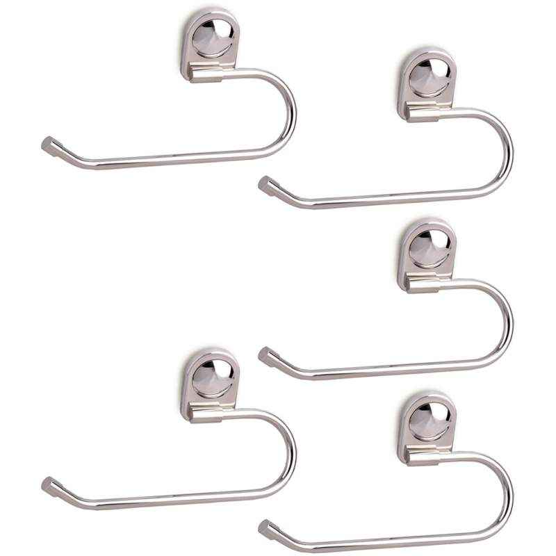 Abyss ABDY-0538 Glossy Finish Stainless Steel Towel/Napkin Ring (Pack of 5)