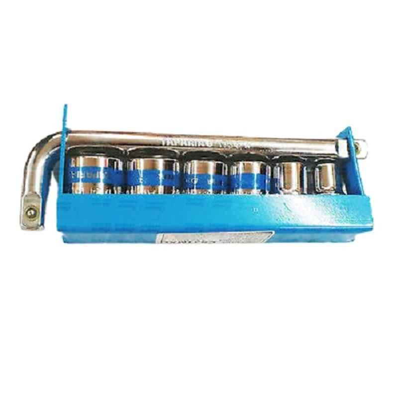 Taparia 7 Pcs 1/2 inch Bi-Hexagonal Square Drive Socket Set, S-31M X L