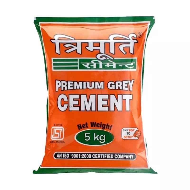 Trimurti Premium 5kg Grey Water Resistant Cement, PGC5KG