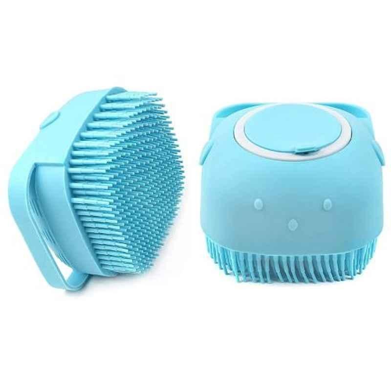 Freakonline Silicone Soft Cleaning Bath Body Brush with Shampoo Dispenser