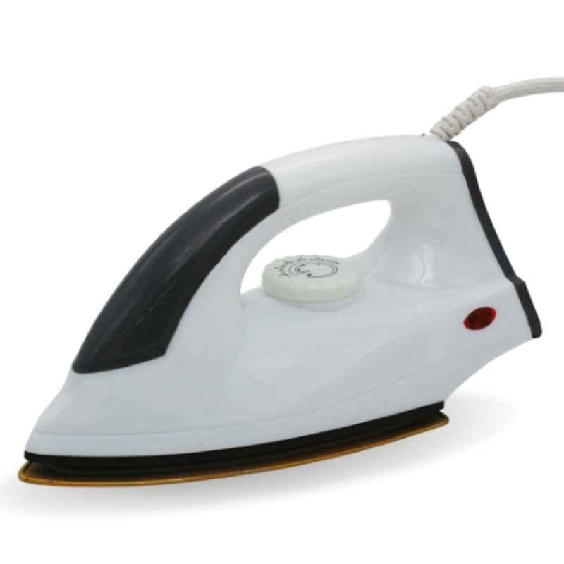 Nissan 750W Plastic White & Black Automatic Dry Iron, NS007-1 (Pack of 4)