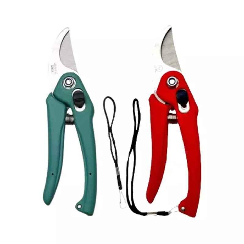 Sky Blue 0.98 inch Iron Bypass Pruner, SBPRUNERMDX0206 (Pack of 2)