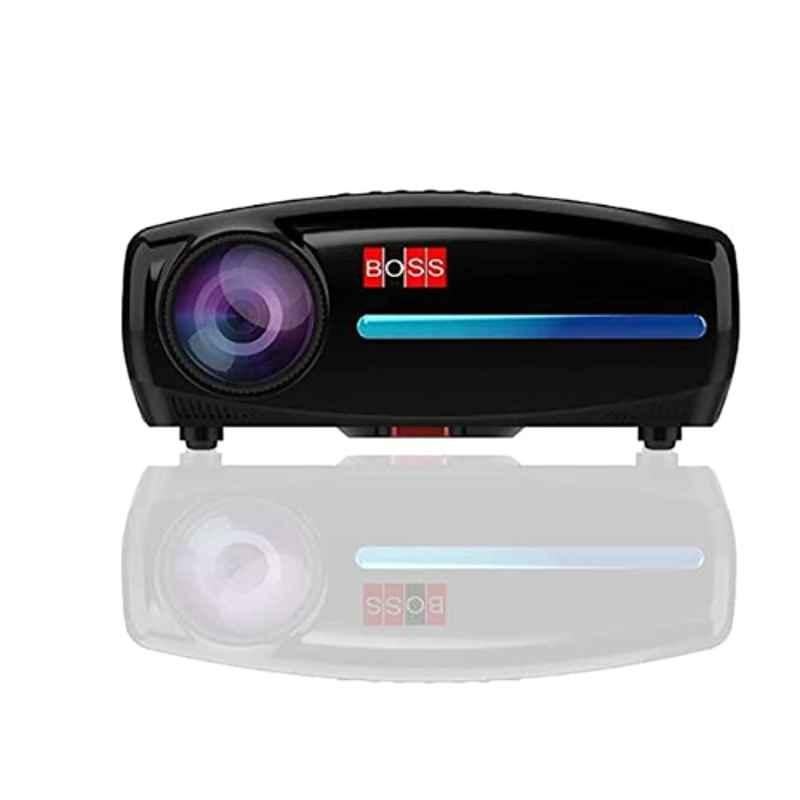 Boss S20A Latest 4K 3D Android 6.0 Smart Wi-Fi Bluetooth Projector with 4D Keystone Correction
