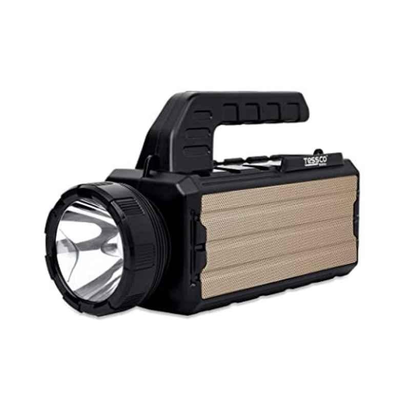 Tessco 8W Gold Solar Energy Wireless Speaker with Torch Rich Bass Stereo, FS-346
