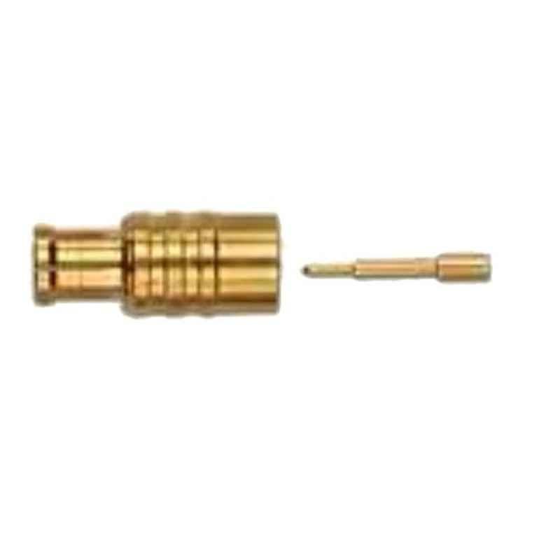 Pomona 73014 MCX Plug Straight Semi Rigid RF Connector, 3094794
