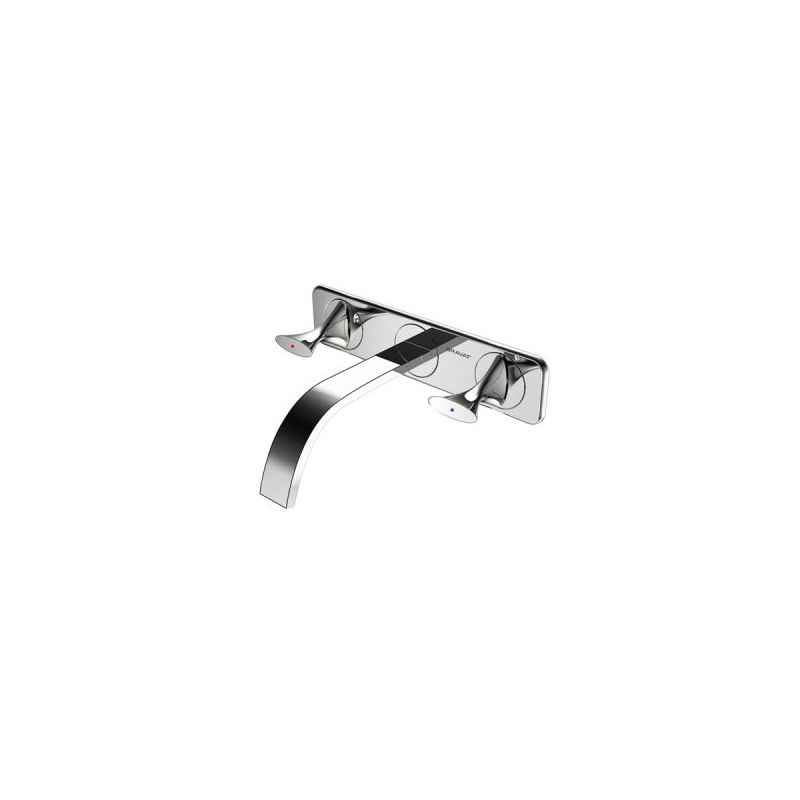 Bravat Twist Series TW-002 Three Hole Concealed Basin Mixer Wall Mounted (Trim)