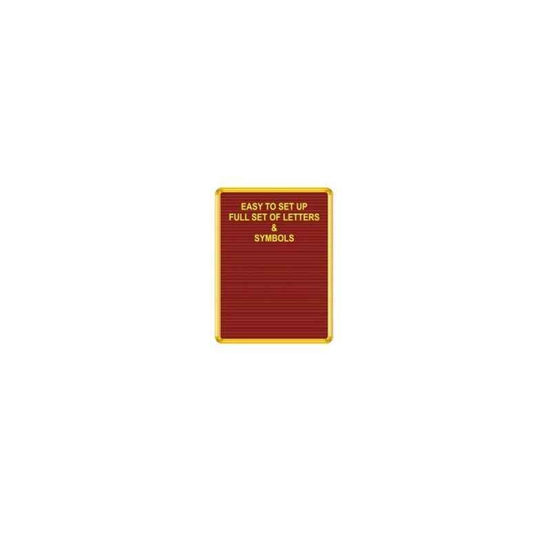 Asian 600x900 mm Grooved Board, Colour: Red