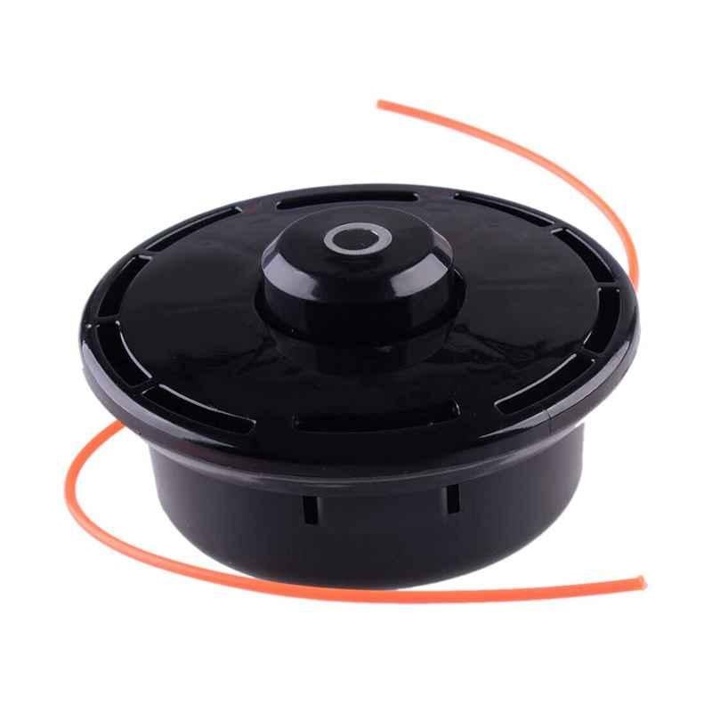 Farmo Tools 12x6cm Black Universal ST8 Bump Feed Trimmer Head with 2 Nylon Lines for Brush Cutter, FTA0018