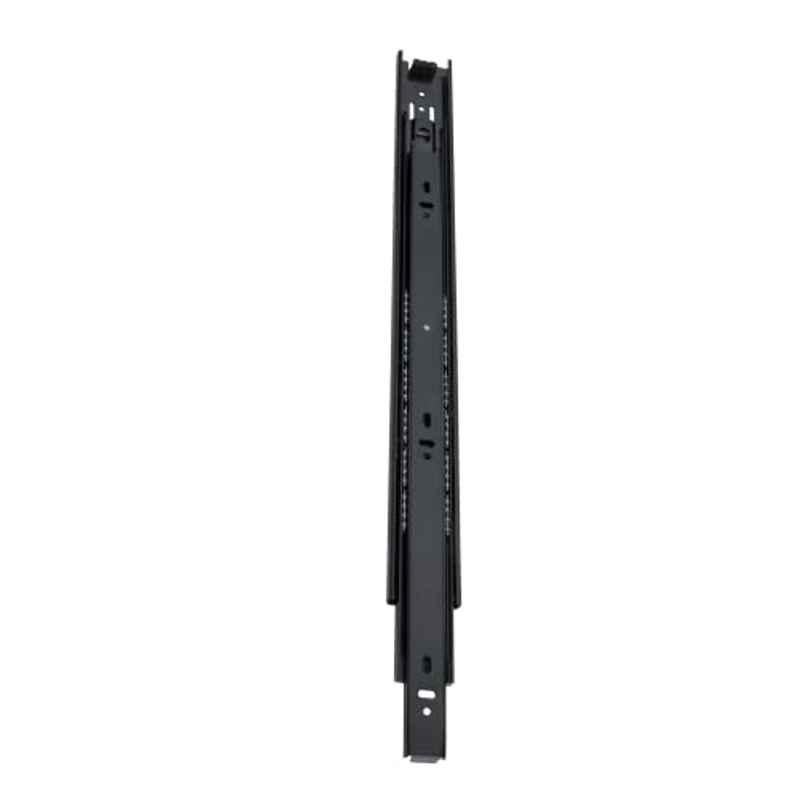 Link 2 Pcs 20 inch 45kg Black Iron Drawer Channel Set