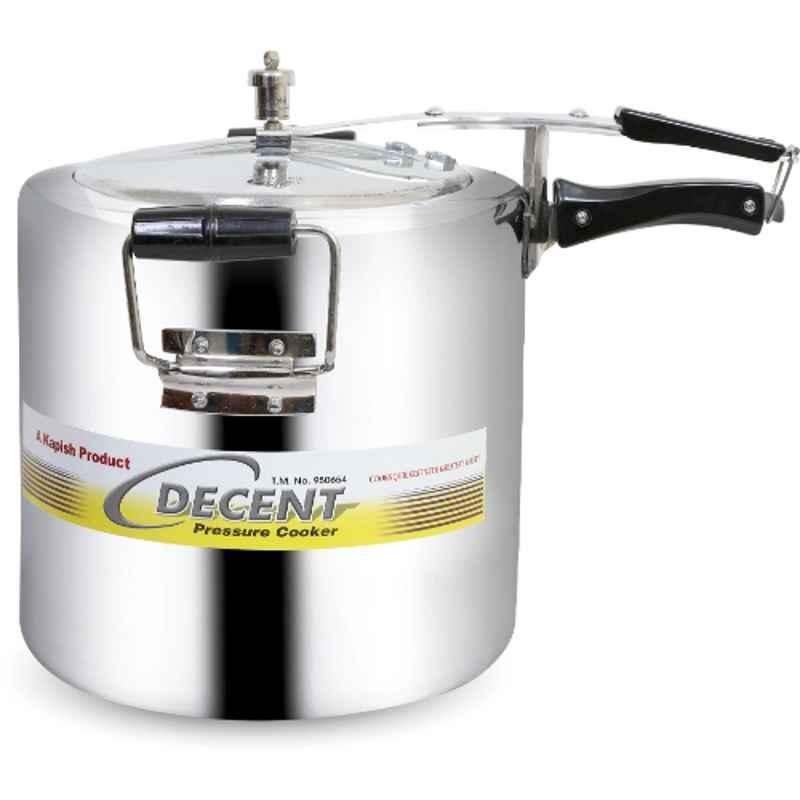 Decent Classic 22L Aluminium Silver Inner Lid Pressure Cooker, DECP0022L