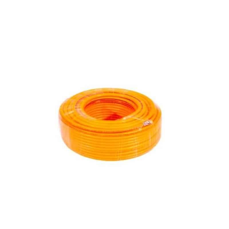 Kisan Agri India 8.5mm 50m 3 Layer Orange PVC Heavy Duty Hose Pipe