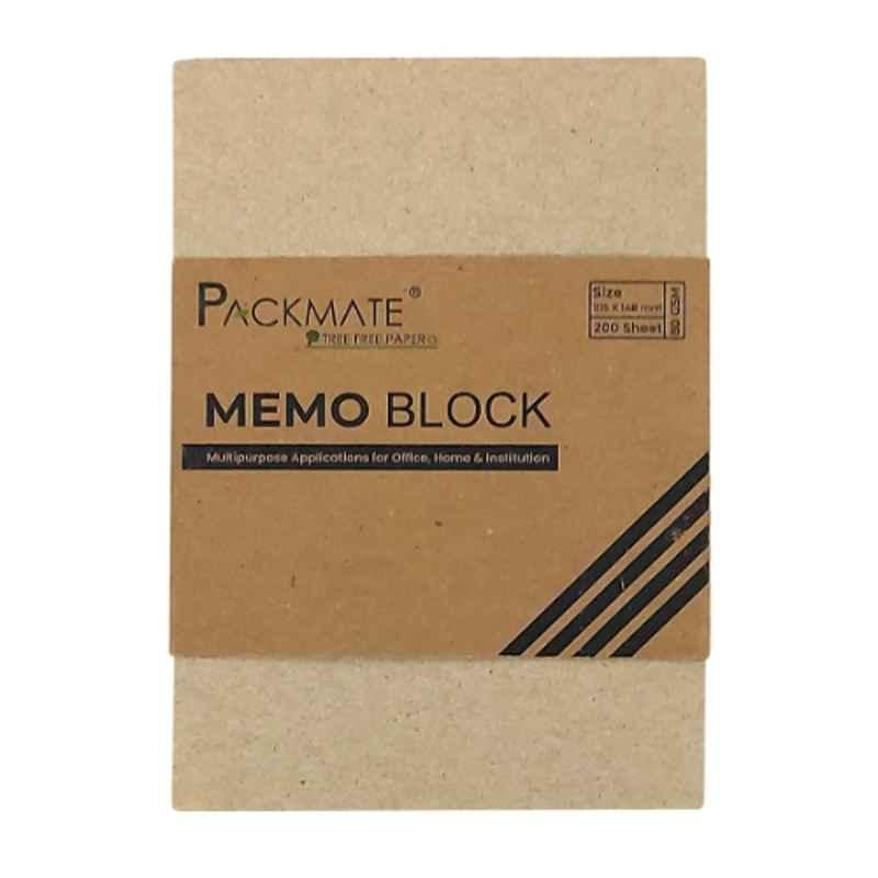 PackMate Memo Block A6 200 Sheets 80GSM Recycled Paper (Pack of 6)