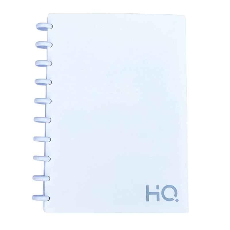 Navneet EZEE Disc HQ B5 120 Pages White Single Line Notebook Diary with Polypropylene Cover, 27063